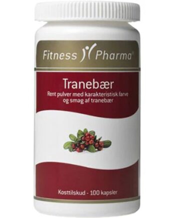 Tranebærkapsler Fitness Pharma   100 Kapsler