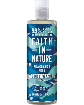 Showergel Fragrance Free Faith In Nature   400 Ml