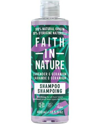 Shampoo Lavendel   Geranium   Faith In Nature   400 Ml
