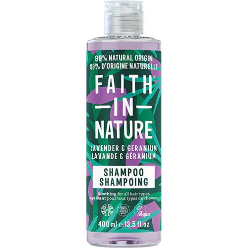 Shampoo Lavendel Geranium Faith In Nature 400 Ml