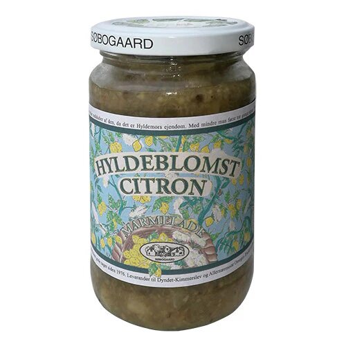 Hyldeblomst Citron Marmelade øko 400 Gram