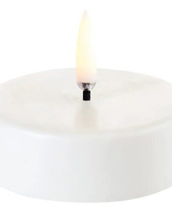 Led Fyrfadslys Maxi  Nordic White  Smooth  6 1x2 2