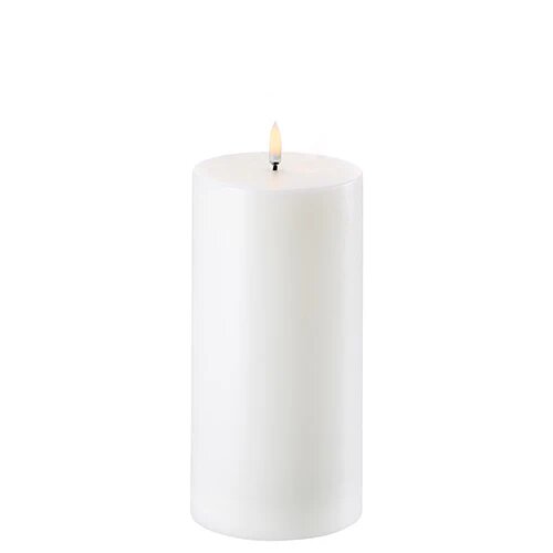 Led Bloklys Nordic White Smooth 10 1x20 Cm