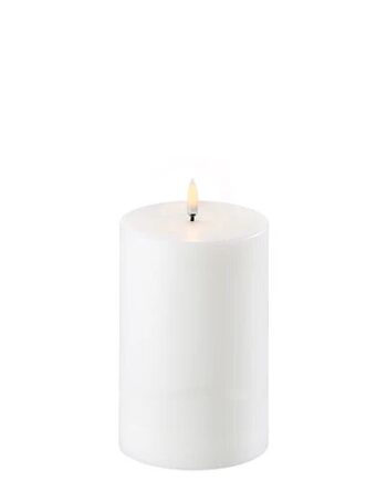 Led Bloklys  Nordic White  Smooth  10 1x15 Cm