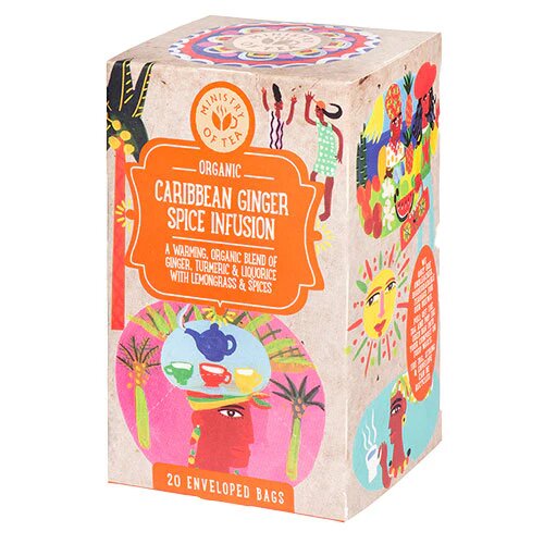 Caribbean Ginger Spice Te øko 20 Breve