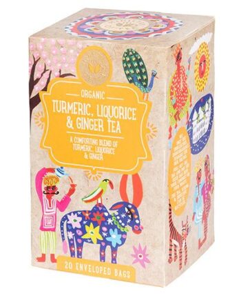Gurkemeje  Lakrids   Ingefær Te øko    20 Breve