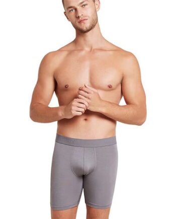 Men S  Everyday Longer Boxers Ash Str  S
