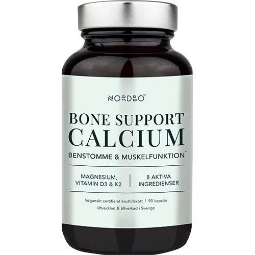 Nordbo Bone Support Calcium   90 Kapsler
