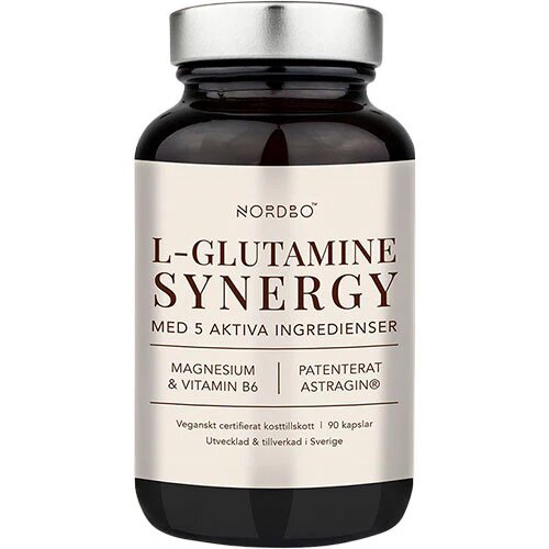 Nordbo L Glutamine Synergy   90 Kapsler