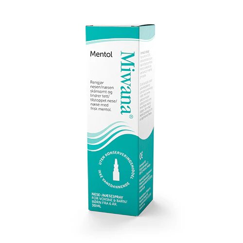 Miwana Næsespray Mentol   30 Ml