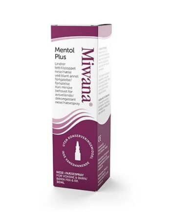 Miwana Næsespray Mentol Plus   30 Ml