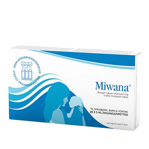 Miwana Næsedråber 20 X 5 Ml