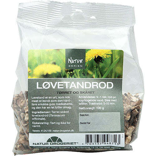Løvetandsrod  Tørret Og Skåret   100 Gram