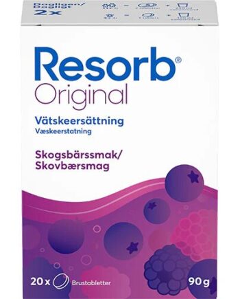 Resorb Original Skovbærsmag   20 Tabletter