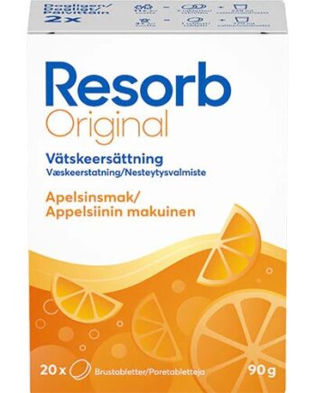 Resorb Original Appelsinsmag   20 Tabletter