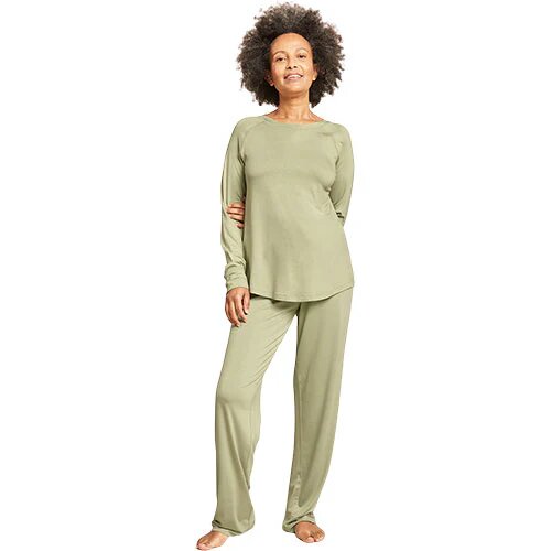 Goodnight Raglan Sleep Top Sage Str  Xl
