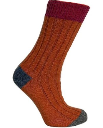 Merinostrømper Cerise Orange Str  39 42