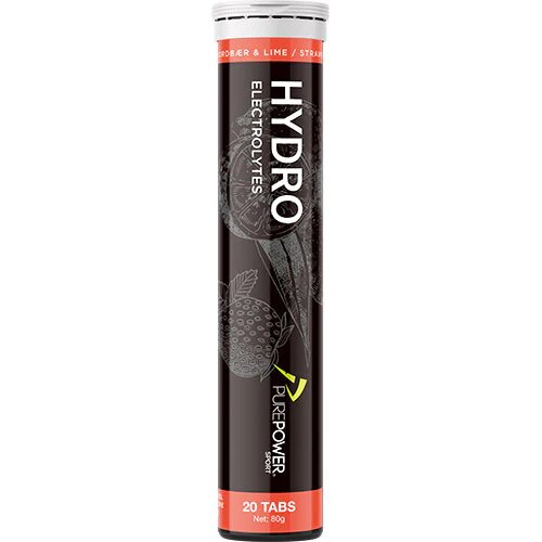 Hydro Jordbær Lime  20 Tabletter