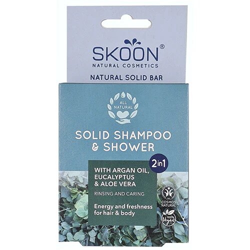 Solid Shampoo   Shower Bar 2 I 1   90 Gram