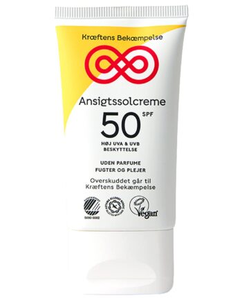 Kræftens Bekæmpelse Ansigtssolcreme Spf50   50 Ml