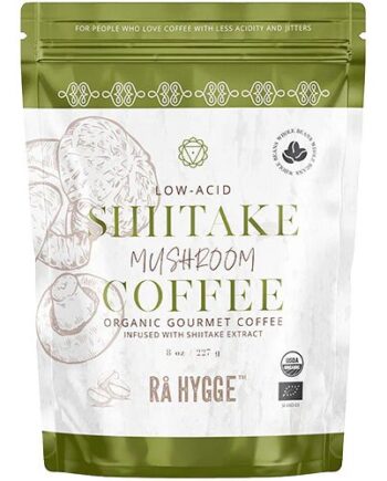 Kaffe M  Shiitake Svampeekstrakt  Hele Bønner økologisk   227 Gram