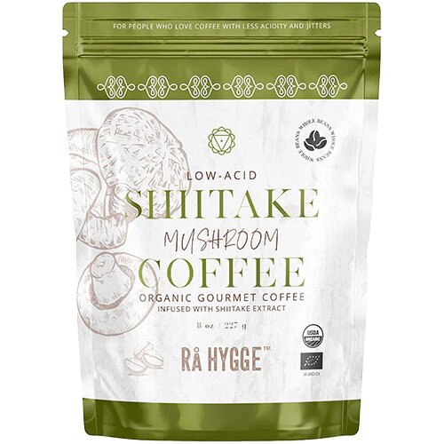 Kaffe M  Shiitake Svampeekstrakt  Hele Bønner økologisk   227 Gram