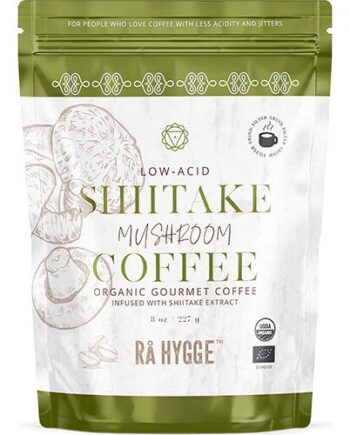 Kaffe M  Shiitake Svampeektrakt   Filtermalet økologisk   227 Gram