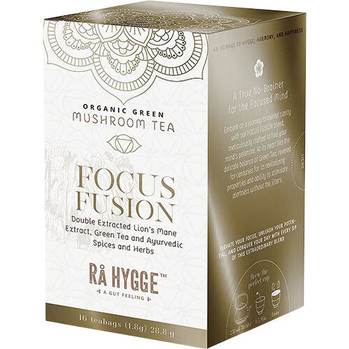 Focus Fusion   Lion S Mane Green Tea økologisk   16 Breve