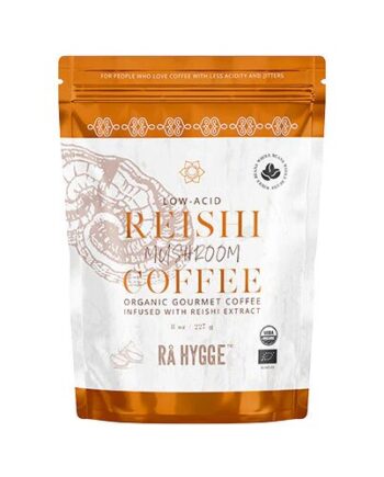 Kaffe M Reishi Svampeekstrakt   Hele Bønner økologisk   227 Gram