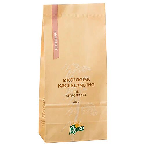 Aurion Citronkageblanding Glutenfri øko    450 Gram