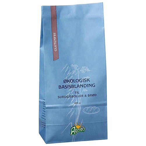 Aurion Basisblanding Til Surdejsboller   Brød Glutenfri øko    425 Gram