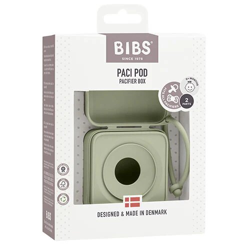 Bibs Pacifier Box Sage