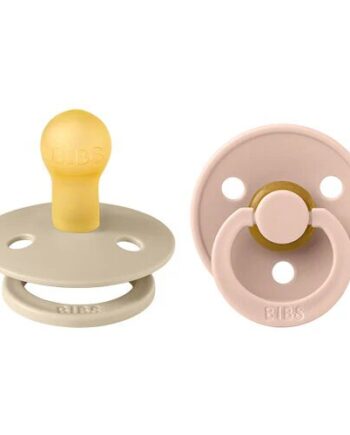 Bibs Colour Latex Size 1 Vanilla Blush 2 Pack
