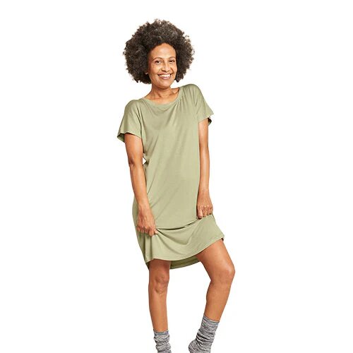 Goodnight Nightdress Sage Str  M