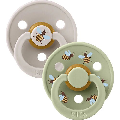 Bibs Colour Size 2  2 Pack Bumblebee Mushroom Mix