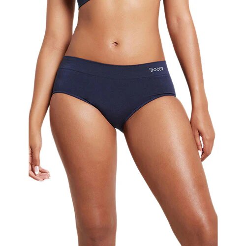 Midi Brief Navy Str  Xs
