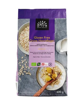 Havreflager Grove Glutenfri økologisk   600 Gram