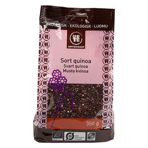 Quinoa Sort økologisk 350 Gram