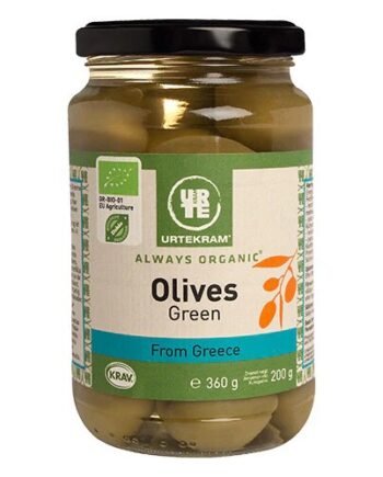 Oliven Grønne øko    360 Gram