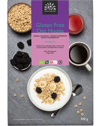 Oat Hoops Glutenfri øko    300 Gram
