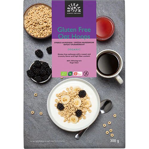 Oat Hoops Glutenfri øko 300 Gram