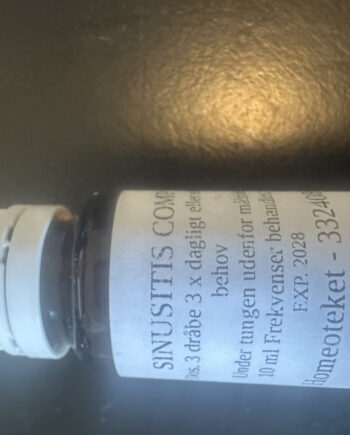 Sinusitis Comp Fra Homeoteket   10 Ml   X