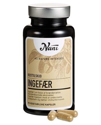 Nani Food State Ingefær   90 Kapsler