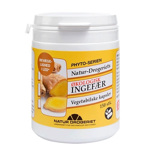 Natur Drogeriet Ingefær Kapsler ø  150 Kaps