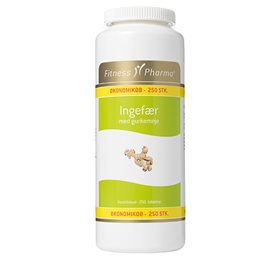 Fitness Pharma Ingefær M  Gurkemeje 250 Tab
