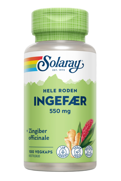 Solaray Ingefær 100 Kap
