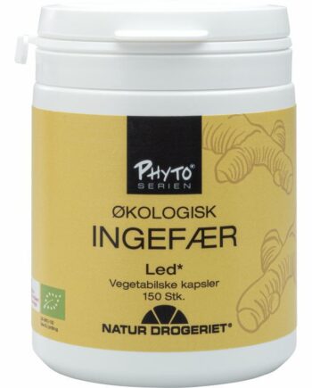Ingefær Kapsler økologiske   150 Kapsler