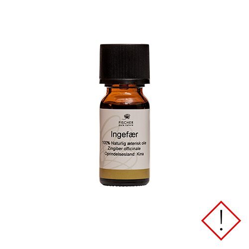 Ingefærolie æterisk   10 Ml