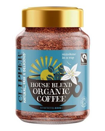 Clipper Instant Kaffe House Blend Fairtrade ø  100g