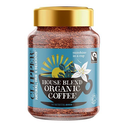 Clipper Instant Kaffe House Blend Fairtrade ø 100g